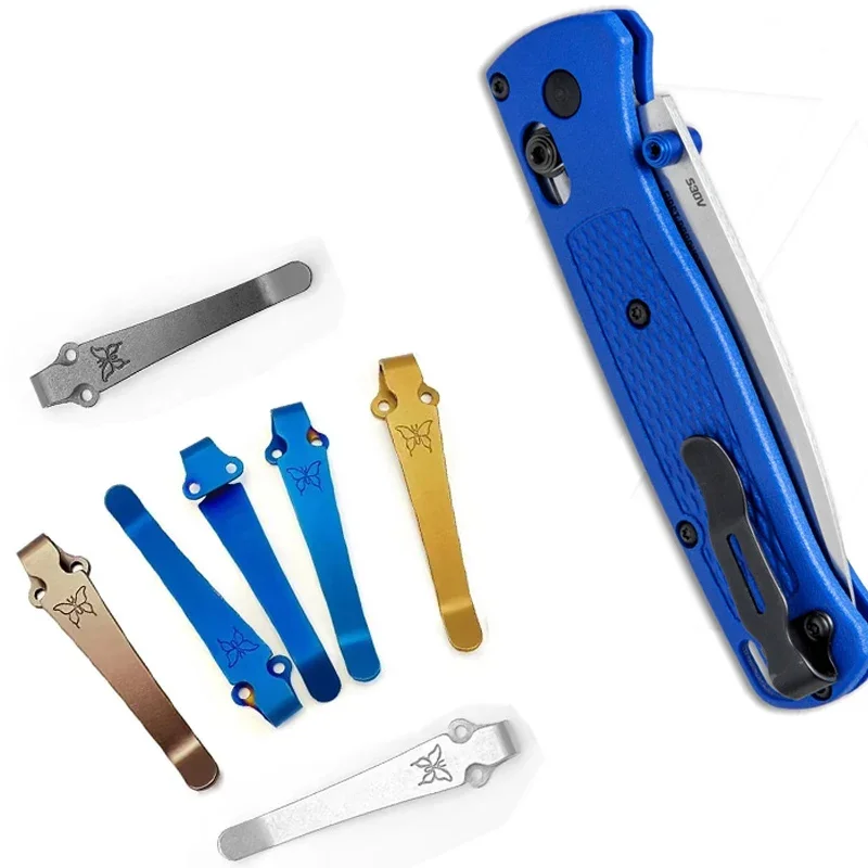 5 Colors Folding Knife Titanium Alloy DEEP Carry Pocket Clip for Benchmade Bugout 535 Griptillian 551 940 565 980 ZT 0640 0920