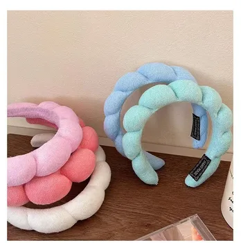 Fashion Sponge Headband For Women Hair Accessories Multifunction Head Band For Face Washing Makeup Removal Shower Hair Band