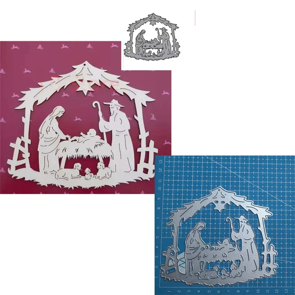 Weihnachten Metall Schneiden Form Dekoration Papier Handwerk Messer Form Klinge Punch Präge Schablone Vorlage
