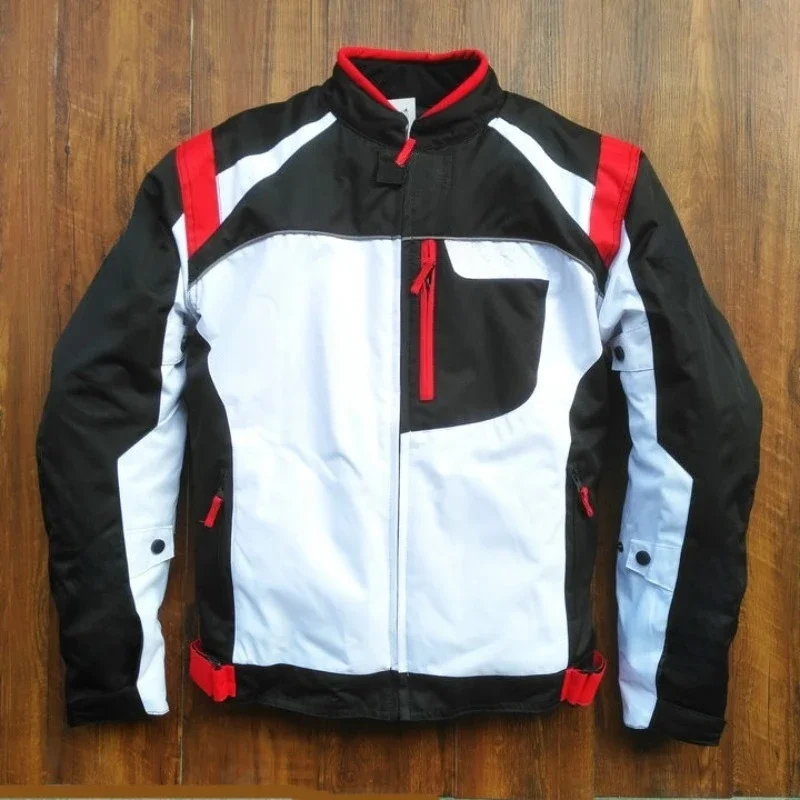 Motorcycle riding clothes, men's racing clothes, windproof, waterproof and drop-proof knight clothes.