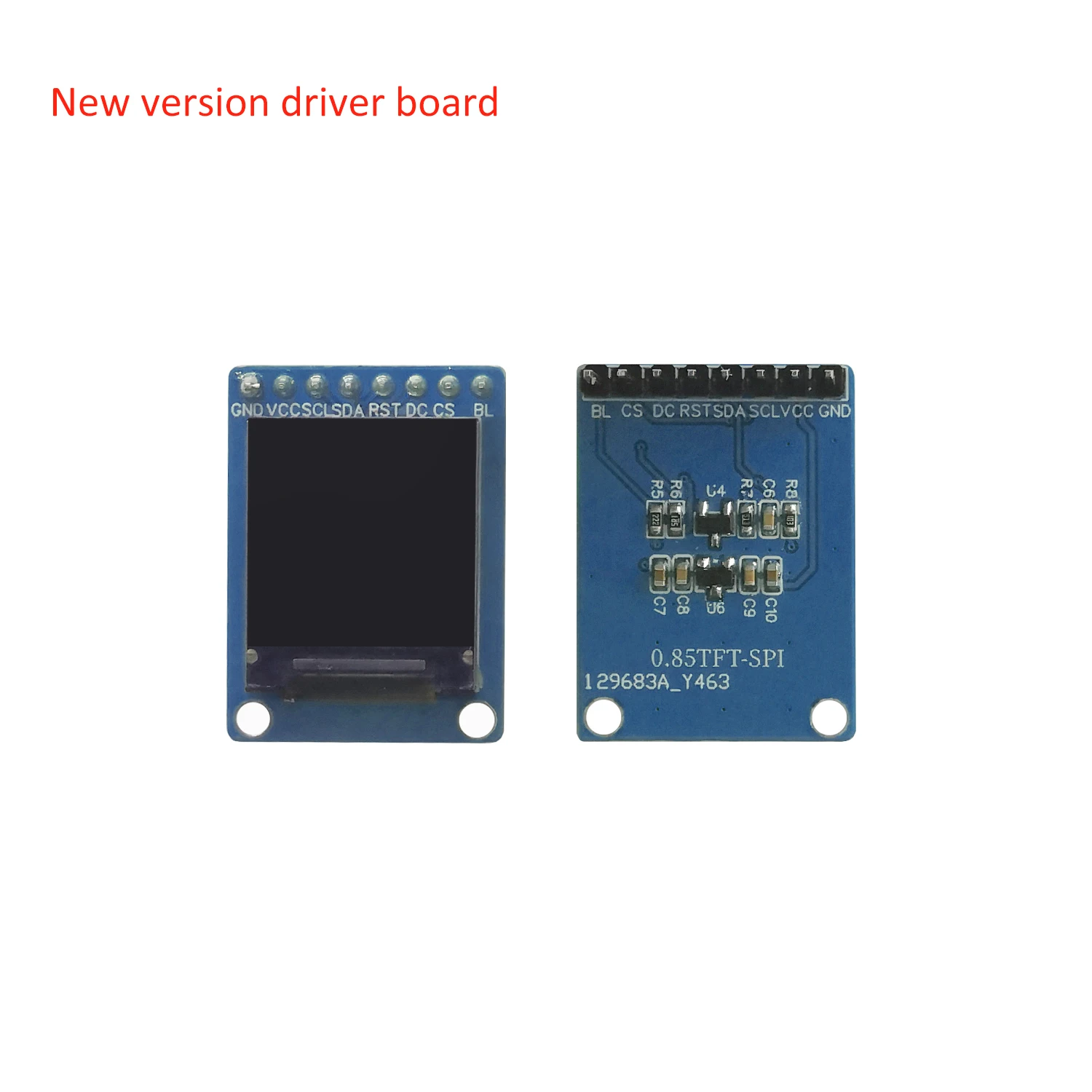 ขนาดเล็ก0.85นิ้ว Lcd TFT จอแสดงผล PCB 128*128