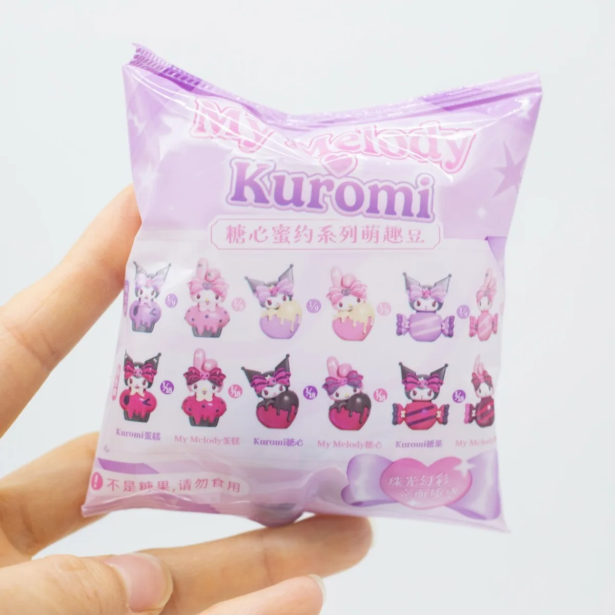 Sanrio Characters Kawaii Mini Figures Candy Sweet Blind Box Toy Kuromi My Melody Doll Collection Desk Decor Birthday Gifts view 6