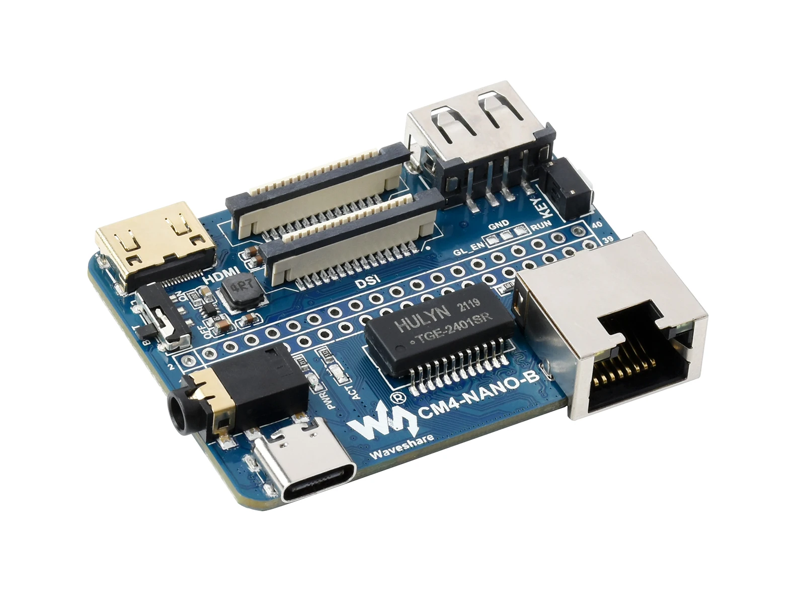 Waveshare Nano Base Board (B) IO BOARD for Raspberry Pi Compute Module 4, CM4 Carier Board