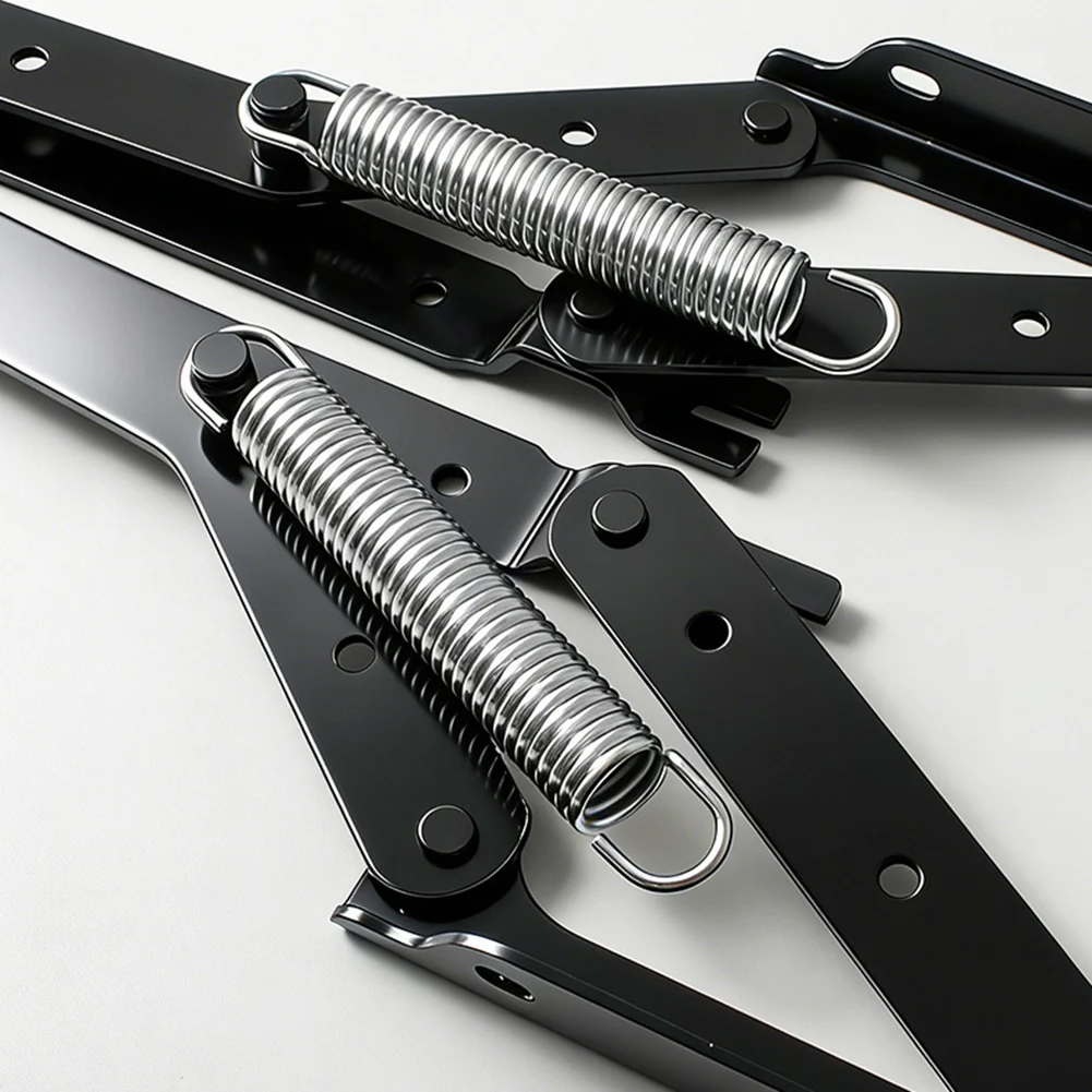 

Folding Sofa Bed Hinges Black 2 pcs Steel Construction for Smooth Transformation from Sofa to Bed in Small Apartments