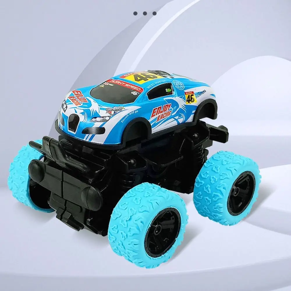 Pull Back Four-wheel Drive Stunt Car ABS Material Inertial Rotation Stunt Off-road Vehicle 9 Styles Rotated With 360°
