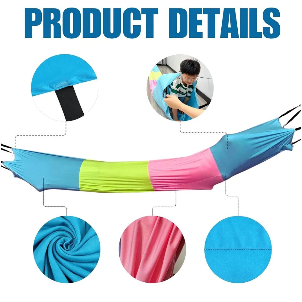 Children Lycra Compression Sensory Tunnel Kids Stretch Play Tent Autism Decompression Toy