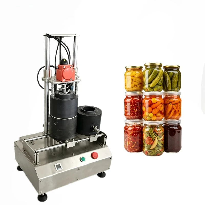 Easy to operate glass jar vacuum sealing machine, semi-automatic vacuum sealing machine
