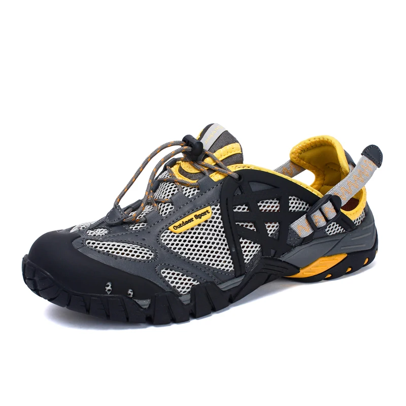 Men Professional Outdoor Sports Aqua Shoes Fishing shoes Women Summer Canyoneering Beach Mesh Sneakers Water Tracing Breathable