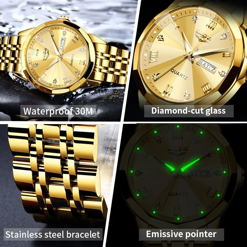 LIGE Fashion Women Watch Casual Sports Military Quartz Chronograph Wristwatch Top Brand Luxury Watches For Women Montres Femmes