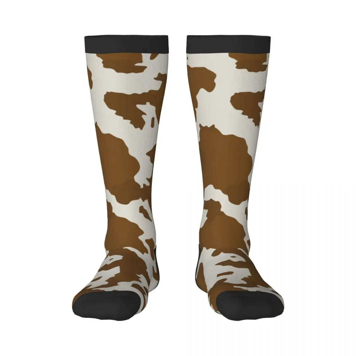 

Cow Skin Unisex High Socks for Men Women Autumn Winter