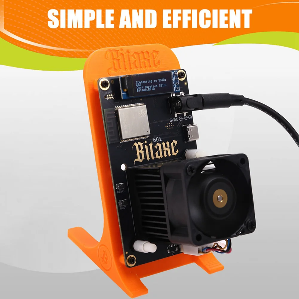 جهاز تعدين Bitcoins الجديد Bitaxe Gamma 601 جهاز تعدين cryptos 1.2TH/S من Antminer S21 Pro Asic جهاز تعدين BTC للاستخدام المنزلي