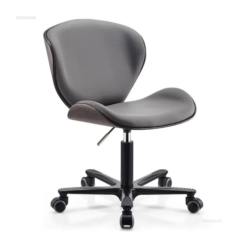 #Simple Barber Chairs Barber Shop Lift Chair Rotating Pulley Large Work Stools Makeup Manicure and Hairdressing Salon Chair C N