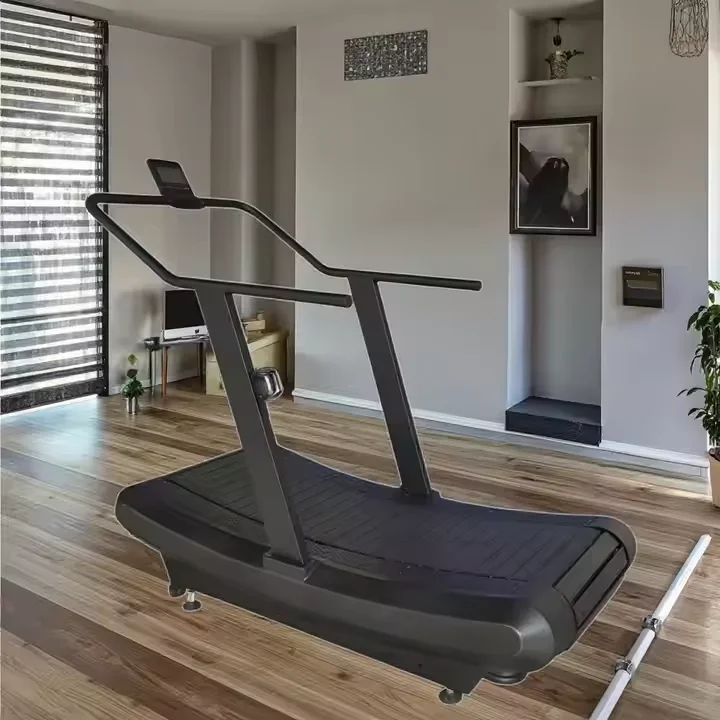 2025 تصميم جديد الصالة الرياضية التجارية المنزلية غير بالطاقة مفرغة عززت النايلون تشغيل مجلس منحني قوس شاشة LED مفرغة #3