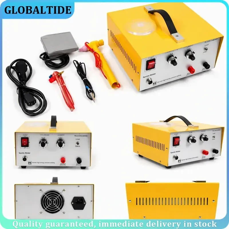 80A Pulse Spot Welder Machine Electric Jewelry Welding Equipment for Gold Silver Iron Multi-function Portable DIY Repair Tool