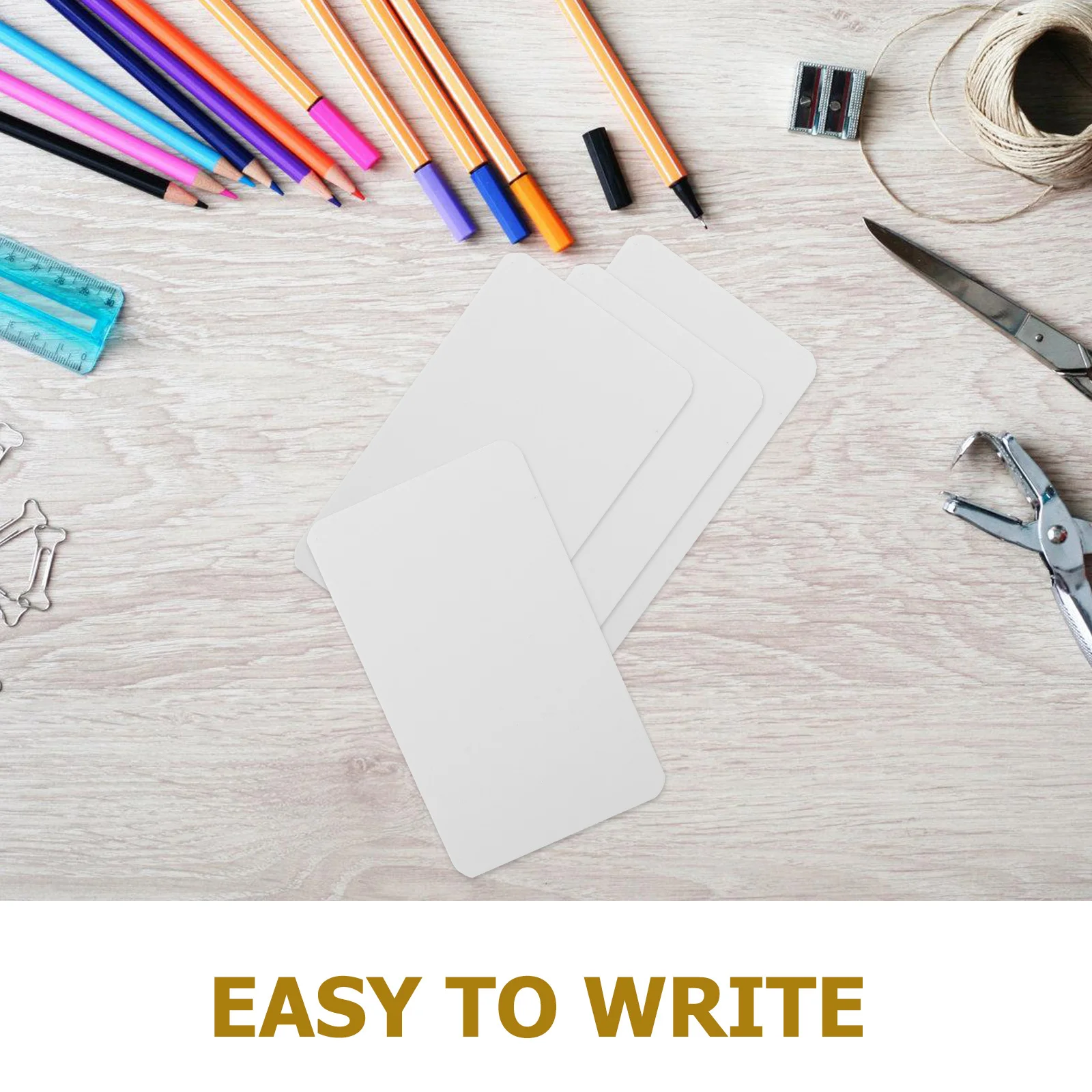 100Pcs Blank Cards Bulk Small Paper Flash Cards for Notes Word Dictation DIY Journaling Craft Projects Home Study Organization