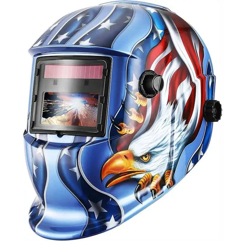 True Color Welding Head Mask 4/9-13 Adjustable Sunshade for Tig Mig Arc Welding Plasma Cutting Grinding