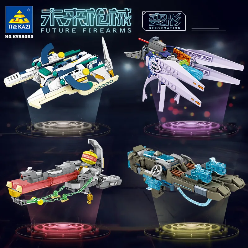 

Future Weapon Series Building Blocks Gun 2 in 1 Kids Educational Puzzle Toy STEM Construction Set for Children