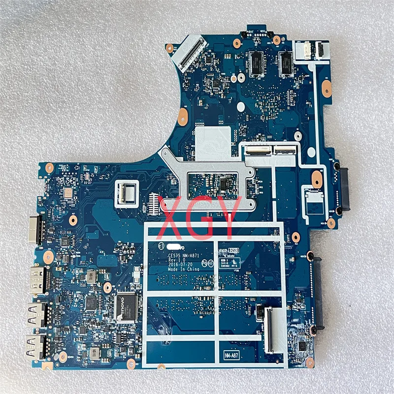 01HW713 CE575 NM-A871 NM A871 Voor Lenovo ThinkPad E575 15.6 inch Laptop Moederbord AMD A10-9600P DDR4 Perfecte test Tweedehands