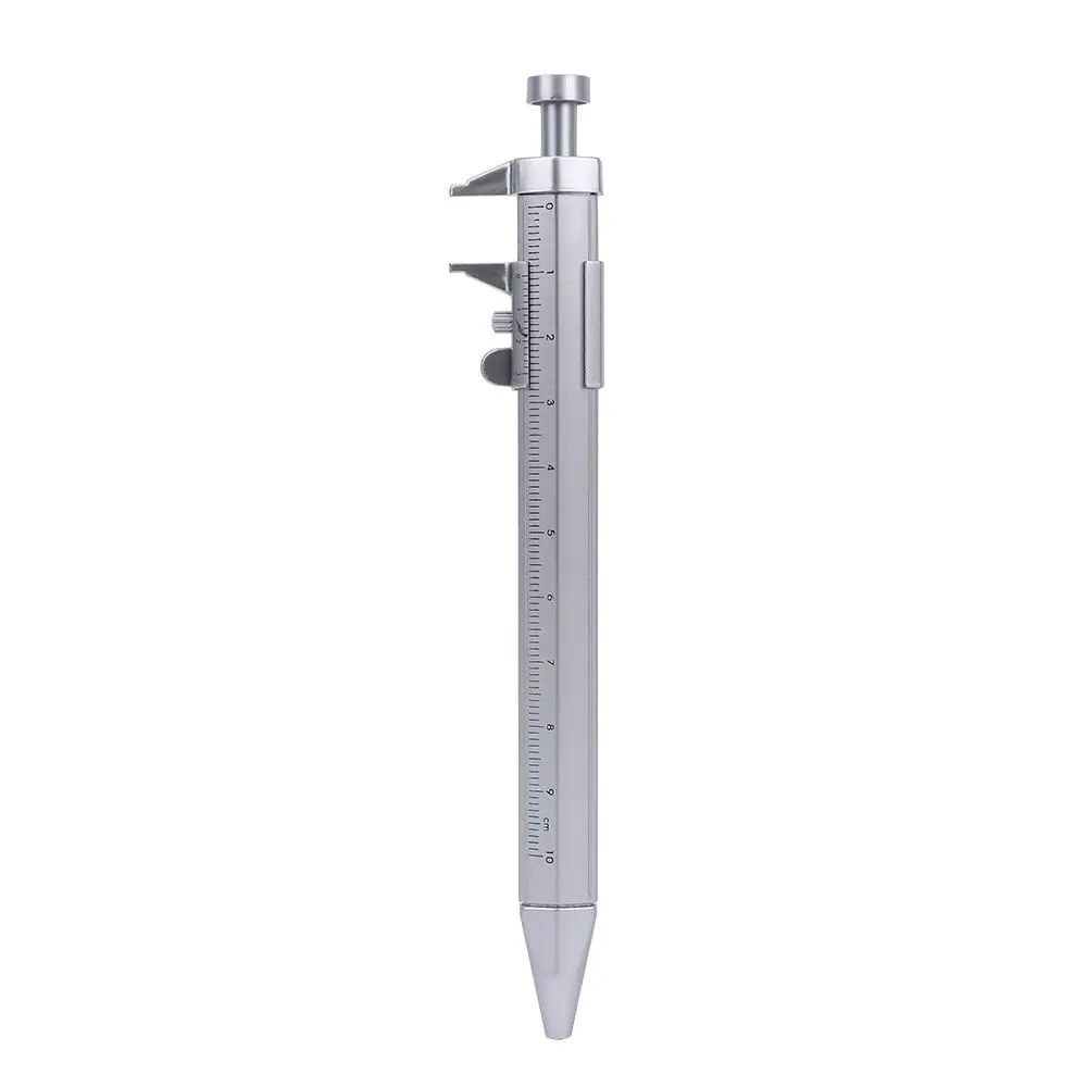 Multifunctional Level Stationery Ballpen Caliper Cursor School Scale Ruler Pen Gifts Office Supplies