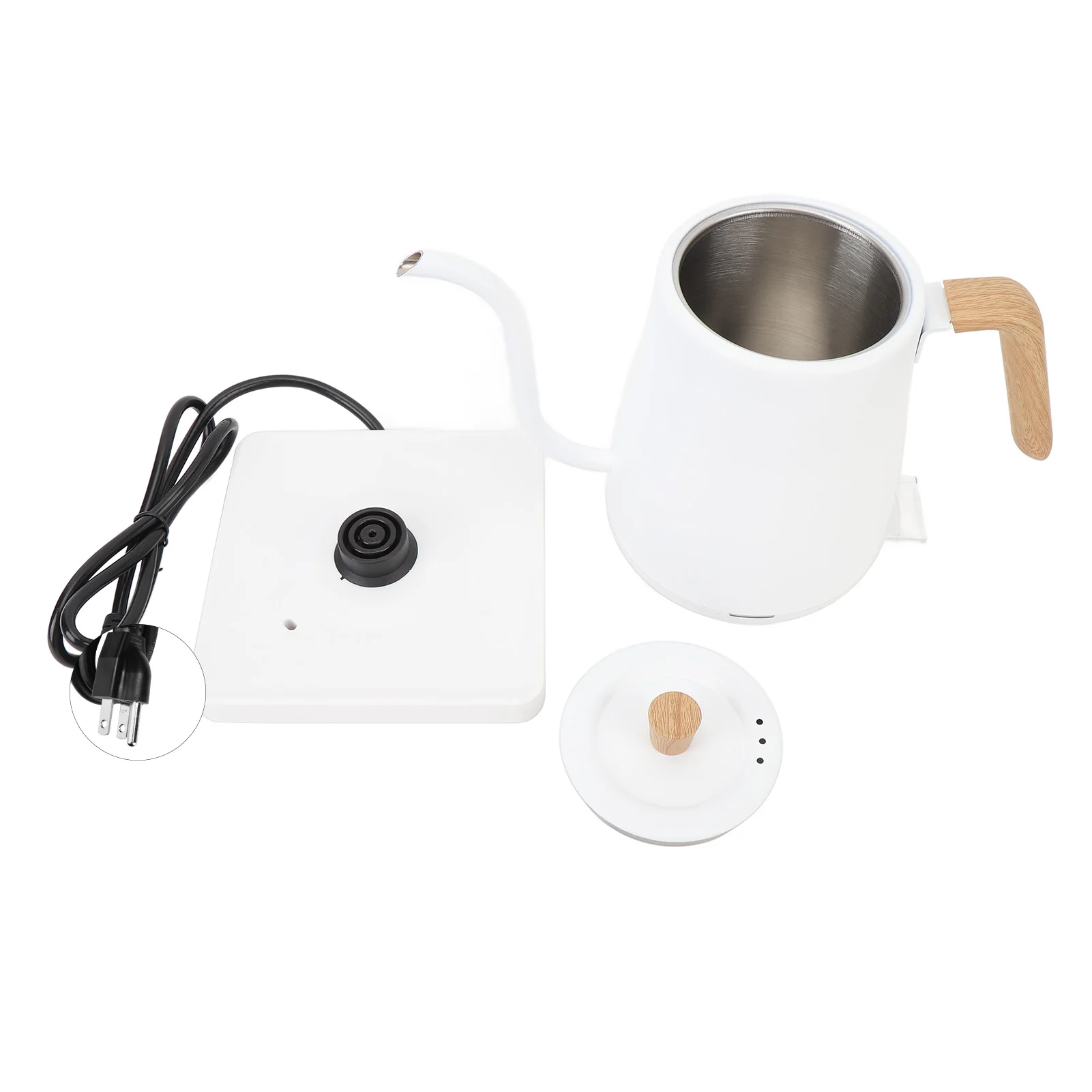 

Gooseneck Electric Kettle Stainless Steel Automatic Shutoff Ergonomic Handle Avoid Scalding Pour Over Kettle for Coffee Tea