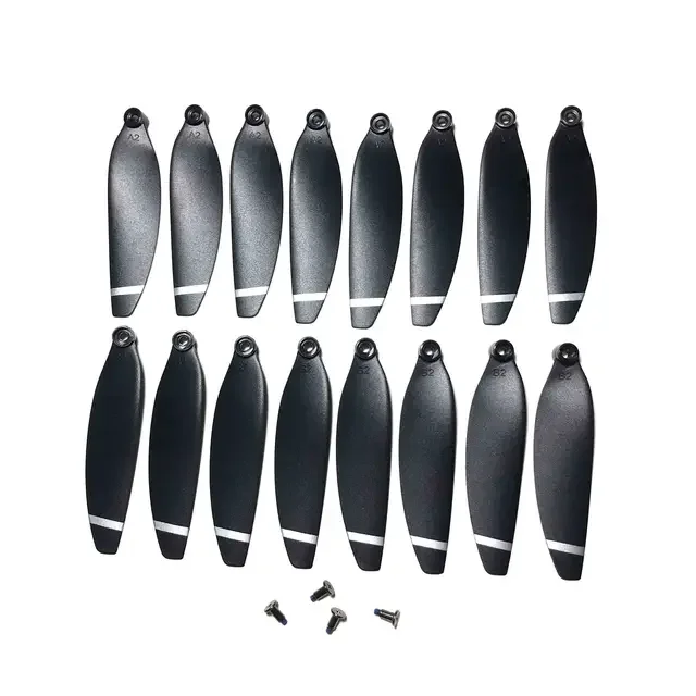 S136 RC Quadcopter S136Max S136Pro Mini RC Drone Spare Parts Maple Leaf Fan Wing Blade Accessories CW CCW Propellers 16PCS