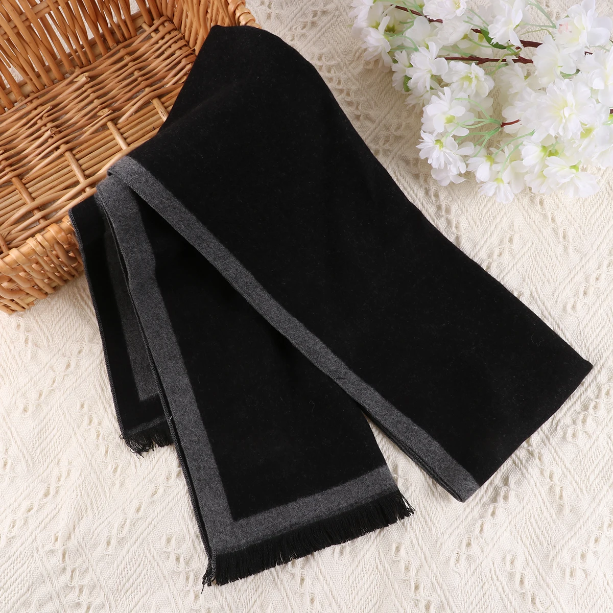 

Elegant Cashmere Men Shawls Fashion Man Scarf Warm Autumn Winter Soft Cozy Premium Material Gifts