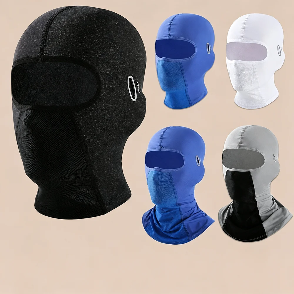Outdoor Cycling Mask Moisture Wicking Uv Headwear Breathable Balaclava Breathable Quick Dry Face Mask For Camping Running Men