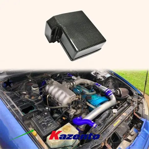 For Nissan Skyline R33 GTS GTR Carbon Fiber Engine Interior Fuse Box Cover Panel