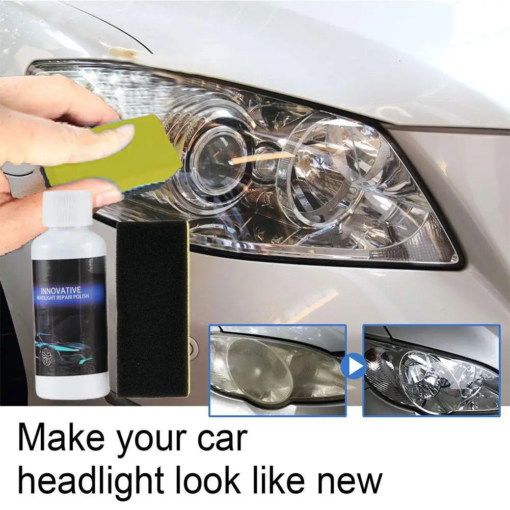 

20/30/50ml Car Headlight Repair Fluid Scratch Remove Car Polishing Agent Refurbishment Light Oxidation Repair Coating Repai W3K9
