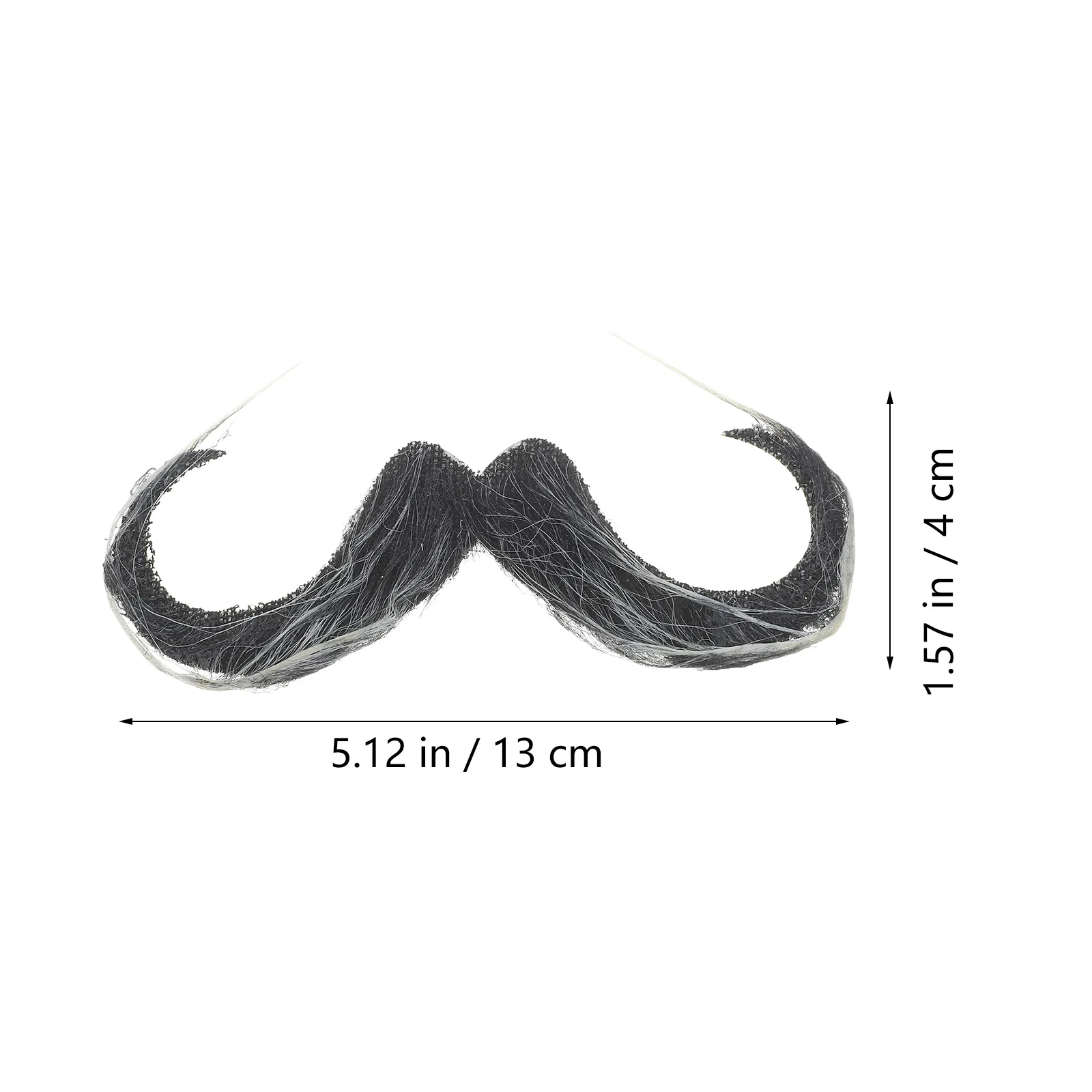 Fake Mustache Prop Realistic Fake Beard Cosplay Party Performance Lifelike Mustache Decoration Realistic Fabric Beard