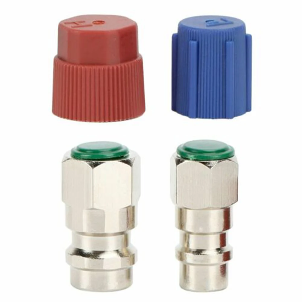 Car AC Retrofit Adapter Kit for R12 to R134a Conversion with 716 38 Valves Suitable for Vehicle Air Conditioning System Update