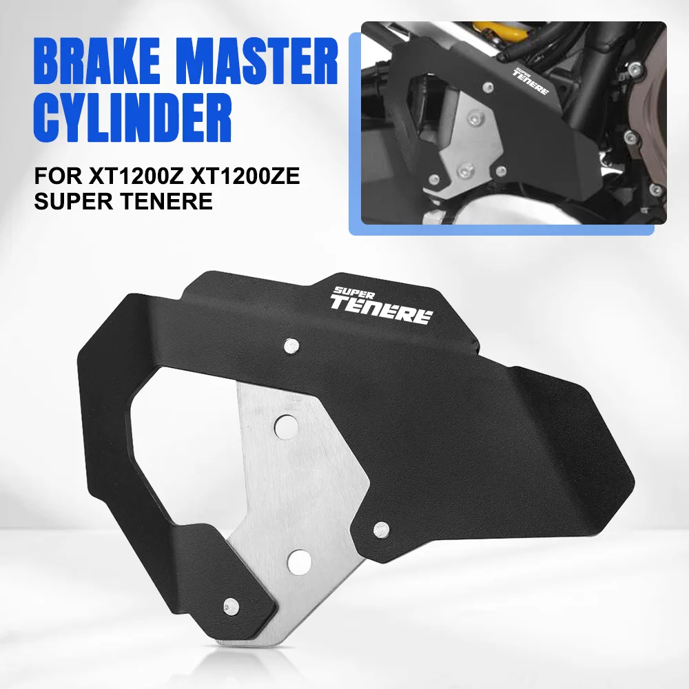 For Yamaha XT1200Z XT1200ZE SUPER TENERE Rear Heel Plate FootPeg Footrest Cylinder Guard Protector Motorcycle XT1200 Z XT 1200ZE