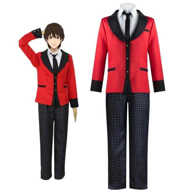 

Anime Kakegurui Suzui Ryota Cosplay Costumes Mens Uniform Halloween Party Costume