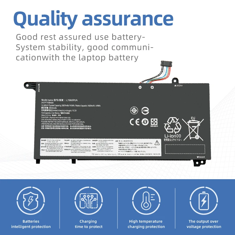 SUOZHAN  L19M3PDA Laptop Battery For Lenovo Thinkbook 14/15 G2 ITL ARE,G3-ITL ACL,G4 ABA L19D3PDA L19L3PDA L19C3PDA 11.52V 45Wh