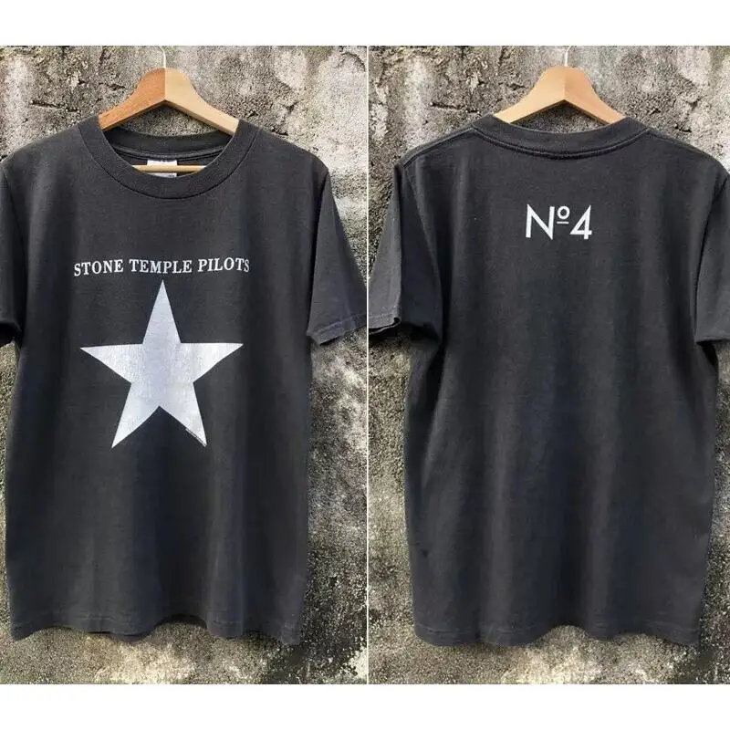 

2000 Stone Temple Pilots Band No 4, двухсторонняя черная футболка, перепечатка S 5XL