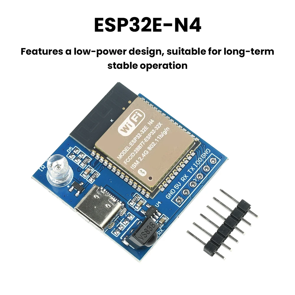 ESP32 ESP32E-N4 Infrared Transmitter Receiver Module NEC Command WiFi Transparent Transmission Module Development Board Type-C