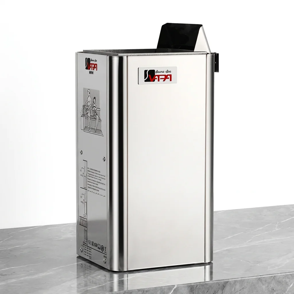 3KW Stainless Steel Electric Sauna Heater Freestanding & Wall‑Mount Sauna Stove Heating Device For Sauna Room