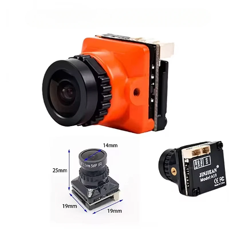 NEW 1/3 CMOS 1500TVL B19 Mini FPV Camera 2.1mm Lens Power 5V-30V PAL / NTSC With OSD Internal Adjustable For RC FPV Racing Drone