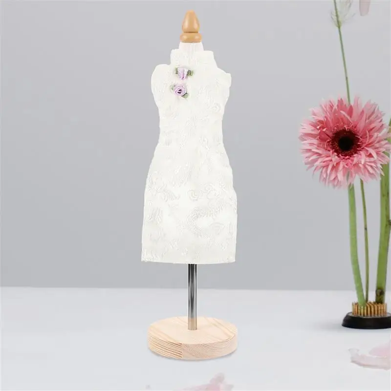 

Mini Clothes Hanger Display Holder Support For Clothes Outfit Dress Mannequin Model Stand For Dollhouse 1/4 Dolls Accessory