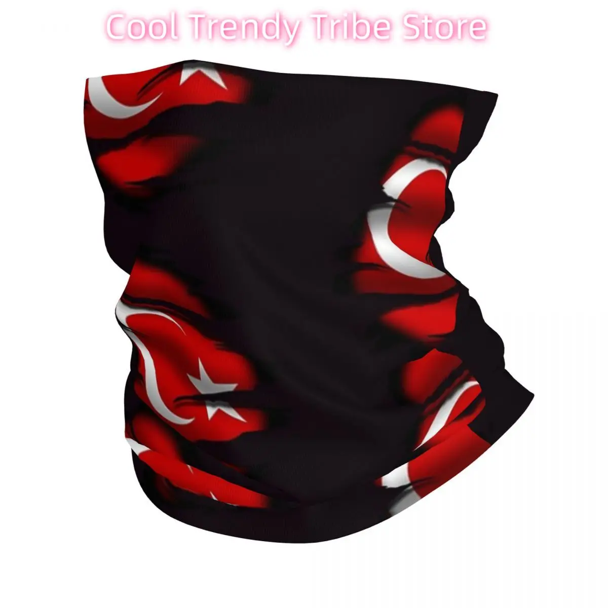 

Бандана с флагом Турции, чехол на шею, маска с принтом, шарф, многофункциональная повязка на голову для спорта на открытом воздухе, унисекс, для взрослых, дышащая