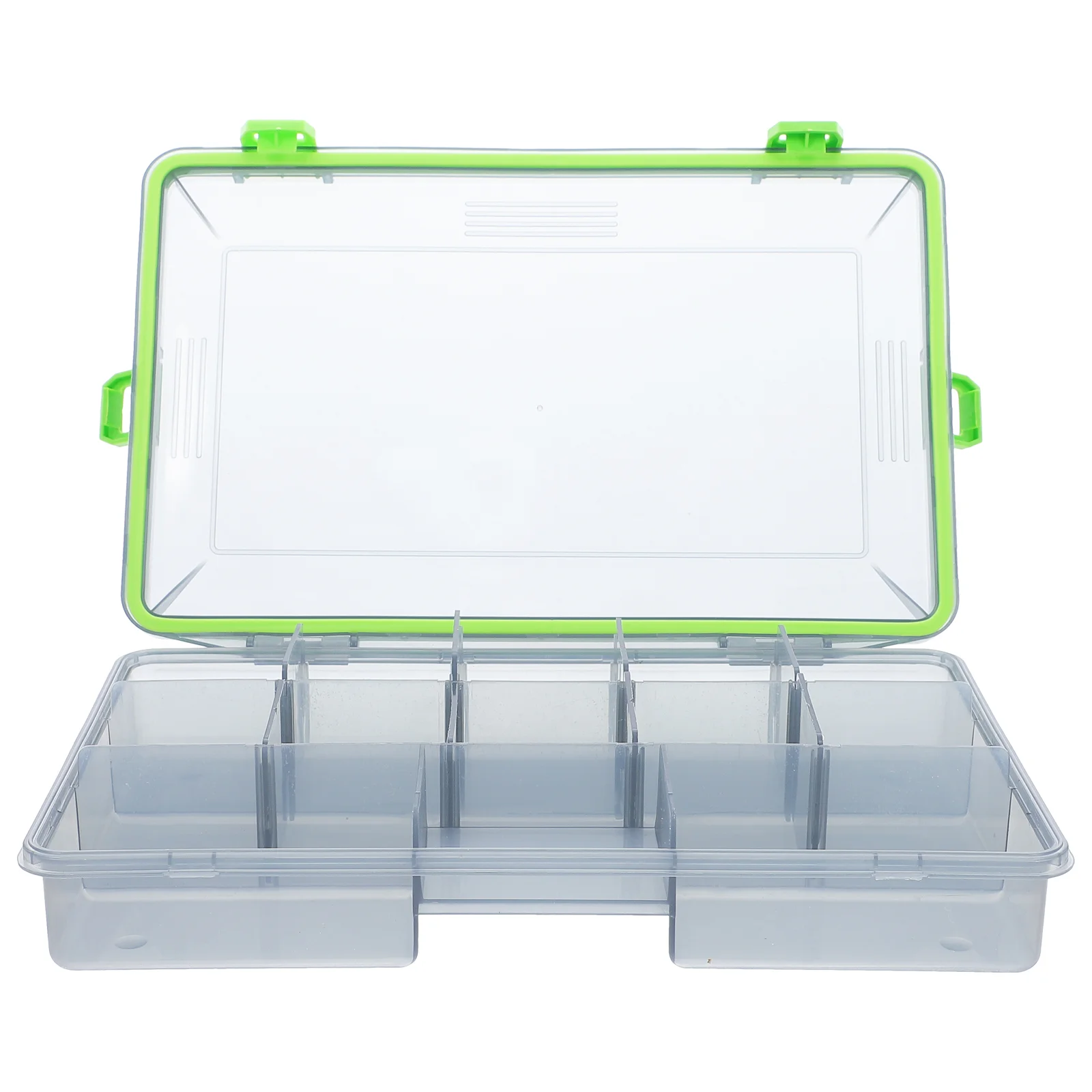 

Fishing Storage Organizer Jewelry Holder Gear Box Accessories Jewelery Organzer Green Plastic