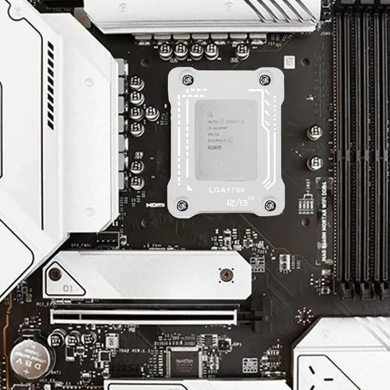LGA1700 المقبس وحدة المعالجة المركزية الإطار سبائك الألومنيوم مكافحة الانحناء مشبك الثقيلة إطارات الاتصال وحدة المعالجة المركزية الانحناء تصحيح قوس مشبك مع