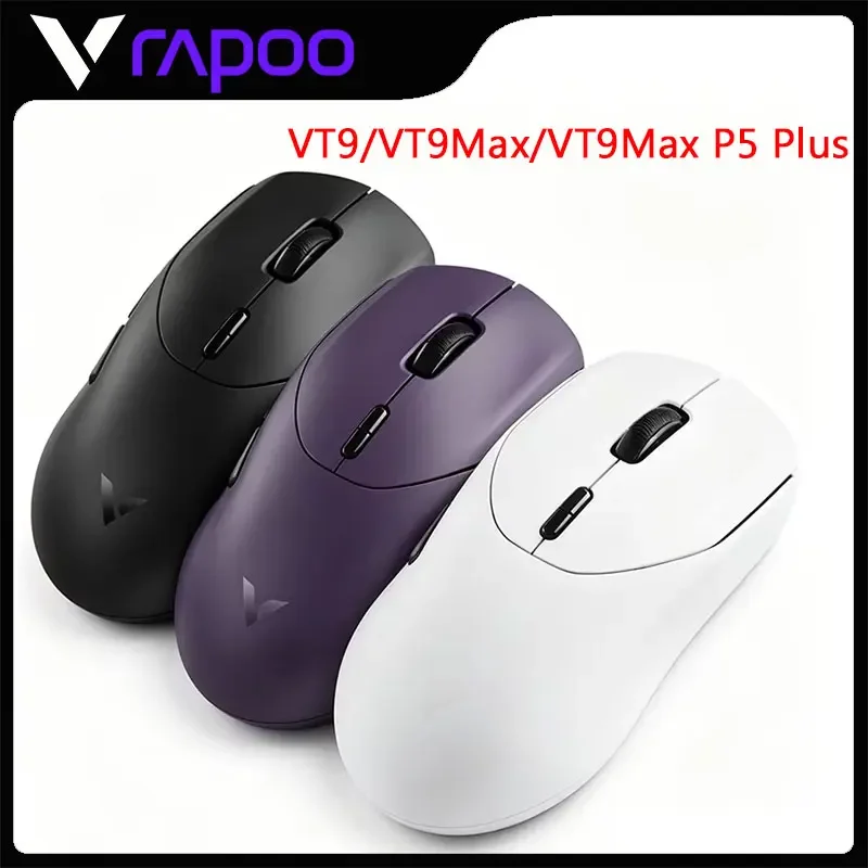 2026 New Rapoo VT9/VT9 MAX GEN-2 Wireless Gaming Mouse True 8K Wireless Polling Rate 53g Lightweight Up to 750Hr Battery Life