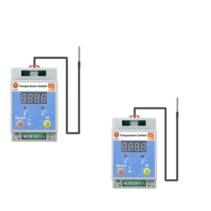 Tuya wifi temperatur schalter timer temperatur regler app steuerung für aquarien wasser temperatur überwachung