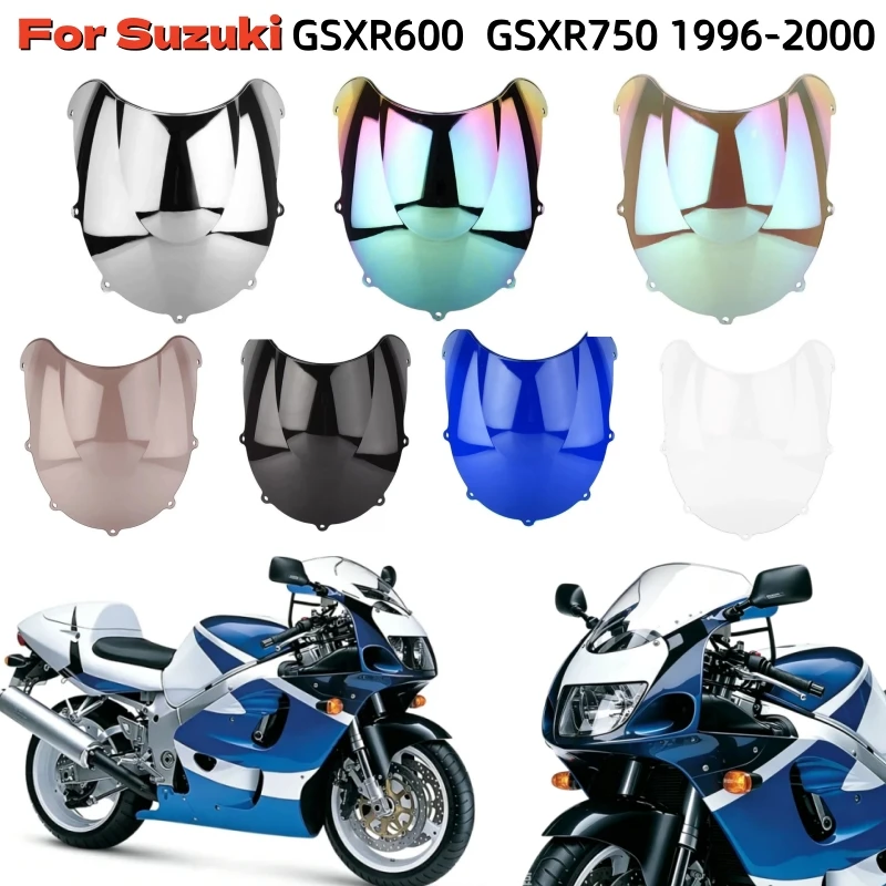 For Suzuki GSXR 600 750 GSXR600 GSXR750 1996-1999 2000 Motorcycle windshield air deflector front windshield Flow Guide Plate
