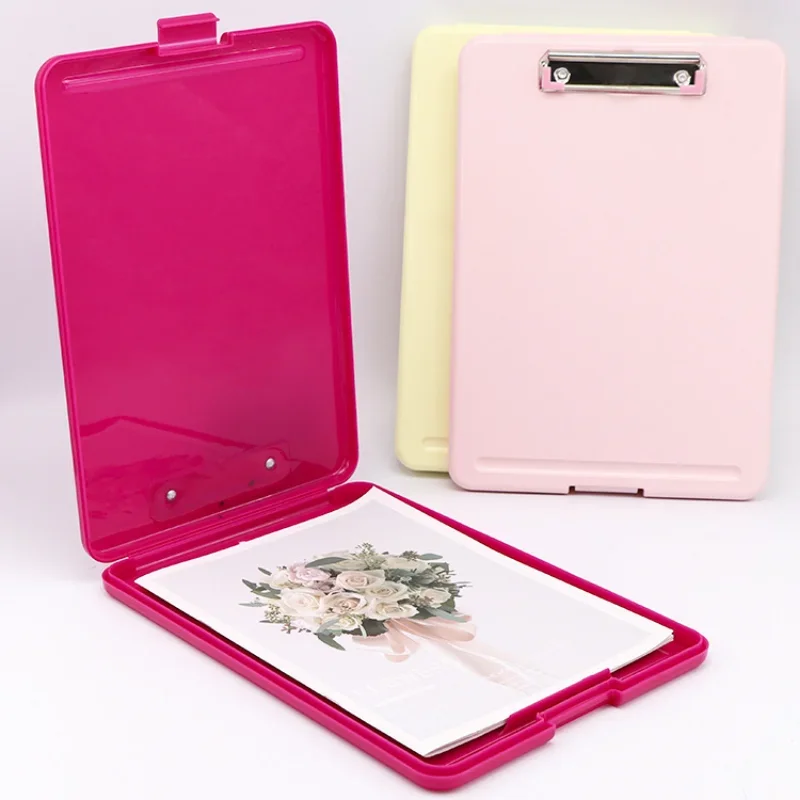 Imagem -03 - Multifuncional File Folder Organizer Clipboard Box Papelaria Case Pen Holder