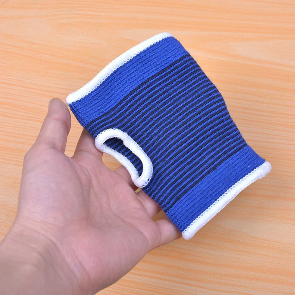 1 Pair Fitness Gym Gloves Elastic Training Fitness Wrist Wrap Workout Exercise Glove Wrist Support Hand Gym Palm Protecter