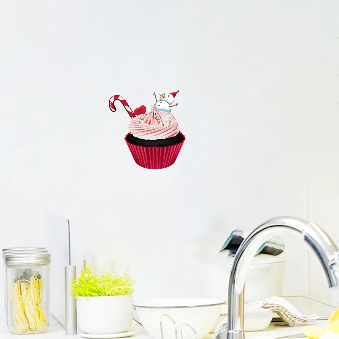 Three Ratels C043 Colorful sweet romantic dessert cartoon sticker kitchen refrigerator wall sticker gift decal
