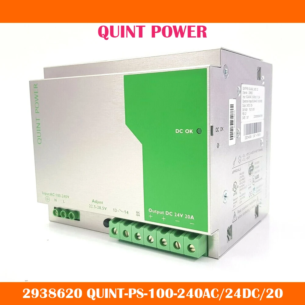 

For Phoenix Switching Power Supply 2938620 QUINT-PS-100-240AC/24DC/20