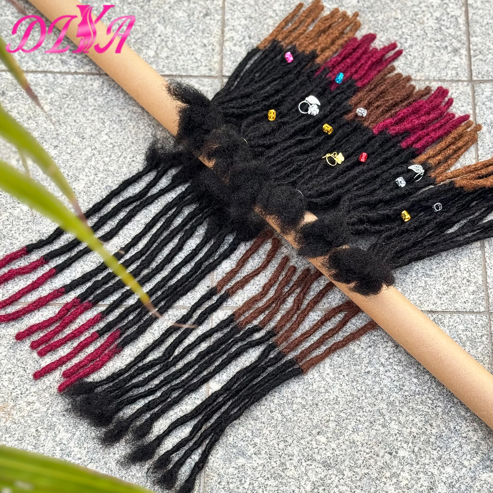 10インチ-06cm-ハンドメイド-インターロック-エクステンション-100-人毛-永久マイクロロックス-エクステンション-ソフトドレッドロック-女性-男性-子供向け